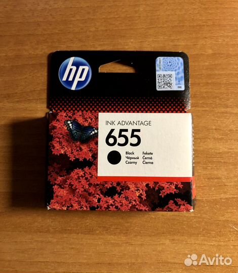 Картридж для струйного принтера HP 655 Черный