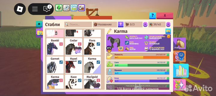 Лошадки в плейсе роблокса 