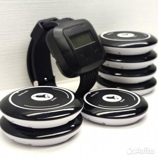 Кнопка вызова персонала, официанта с часами