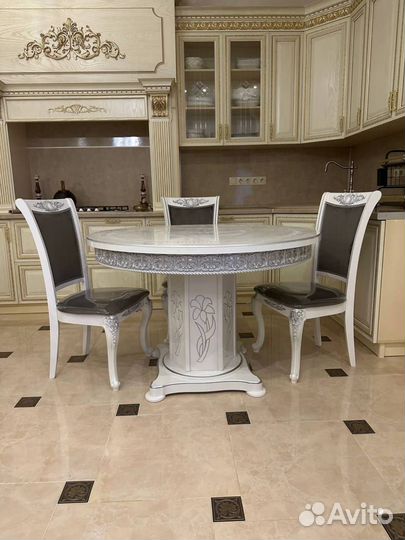 Кухонный стол стулья /Обеденная группа стол стулья