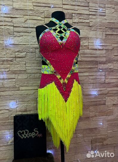 Платье для бальных танцев латина ю2 молодежь