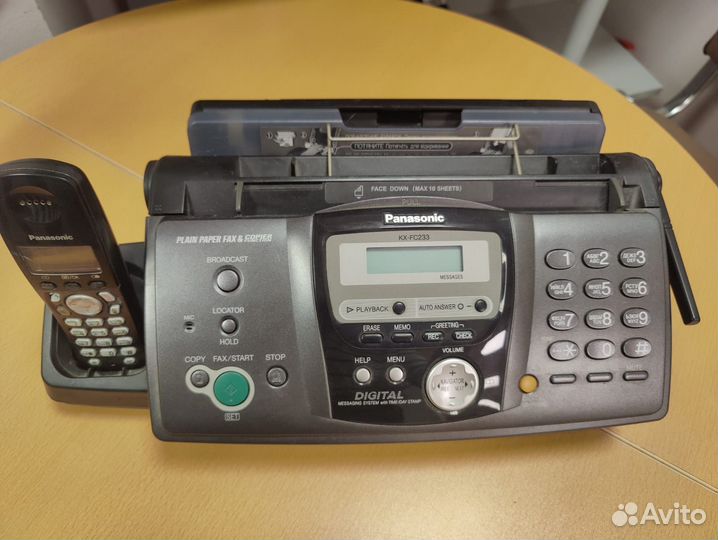 Телефон-Факс panasonic KX-FC233