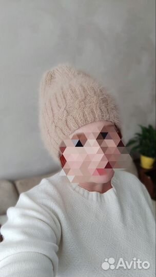 Шапка женская вязаная