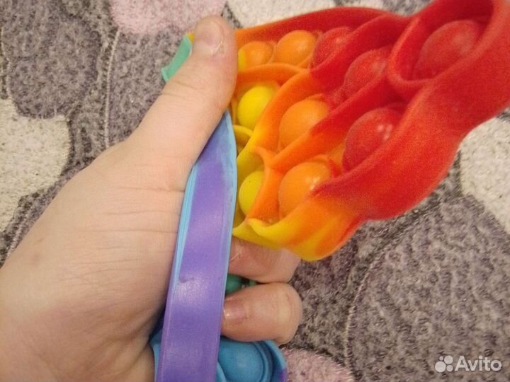 Поп-ит в виде радуги