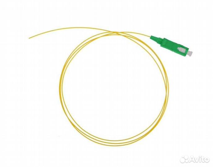 Пигтейл шос-SM/0.9 мм/125 SX-SC/APC-p/t -1.5 м