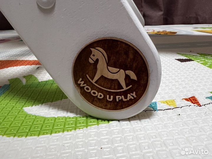 Треугольник-пиклер с горкой Wood U Play