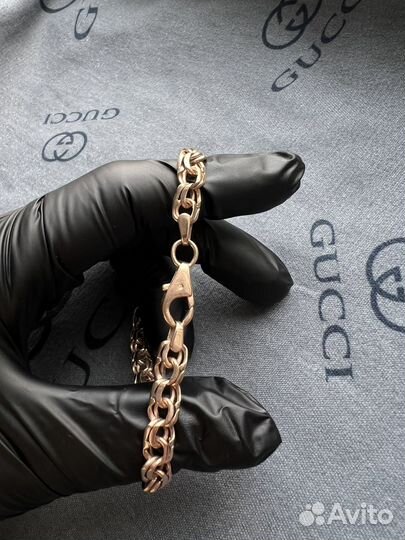 Золотой браслет бисмарк 585*