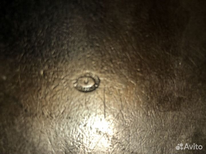 Антикварный поднос с ручками. Серебрение 19 век