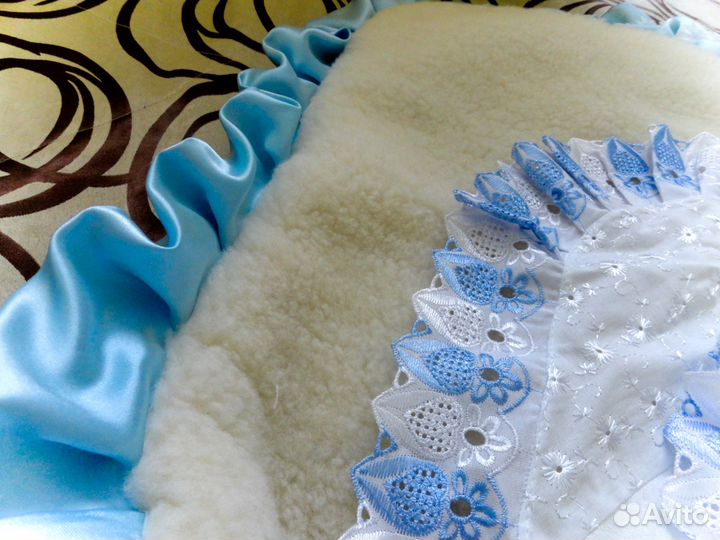 Зимний конверт на выписку