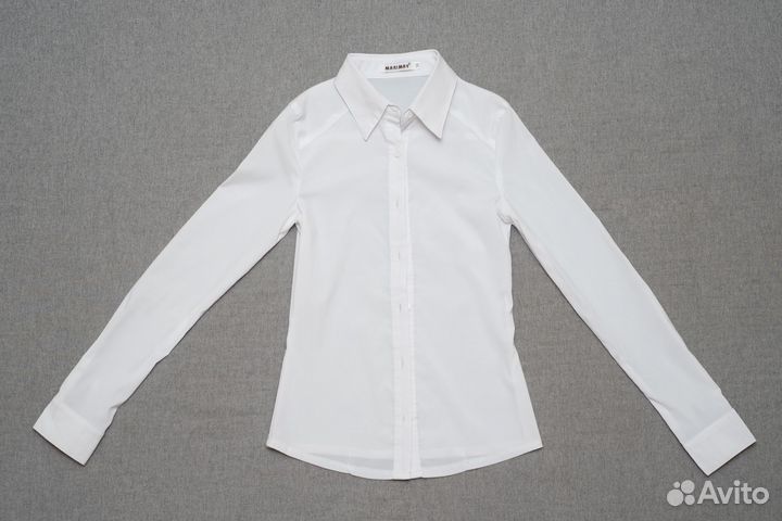 Блузки белые для девочки 10-11 лет