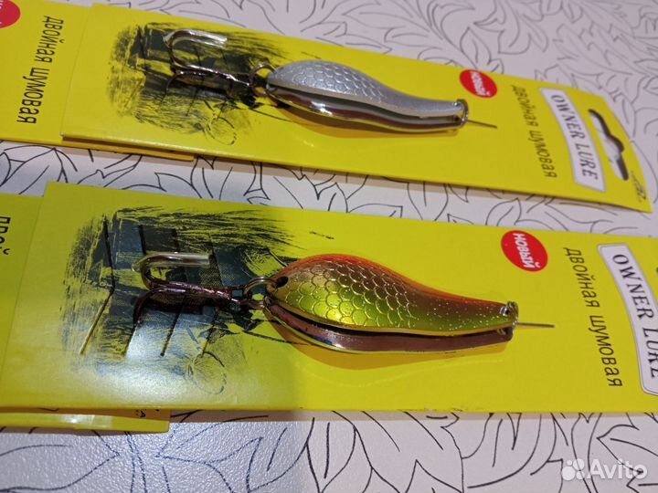 Блесна двойная, шумовая