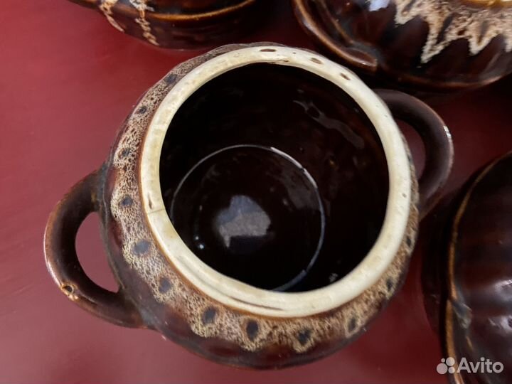 Керамические горшочки для запекания 6 штук