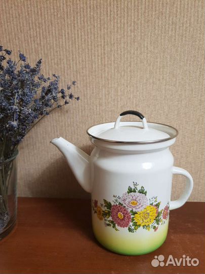 Чайник заварочный эмалированый СССР