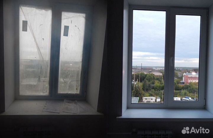 Мытье окон и балконов