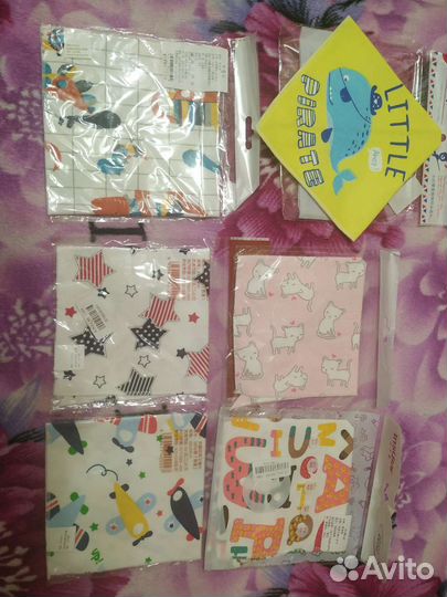 Новые детские слюнявчики