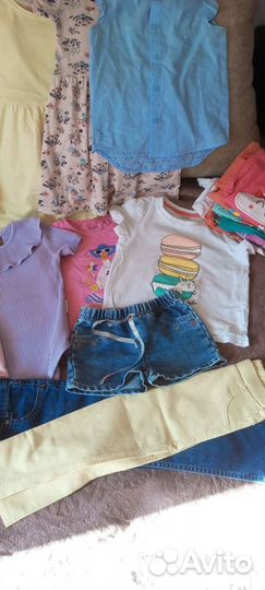 Вещи пакетом на девочку 98