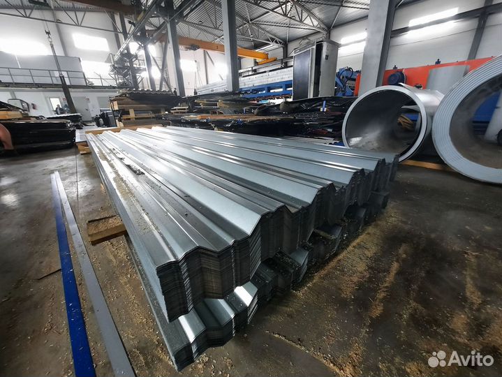 Профнастил оцинкованный окрашенный Н-57 0,65х750