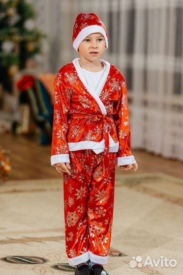 Костюм деда мороза детский