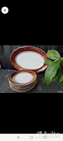 Столовый и чайный сервизы на 6 персон. Чехия