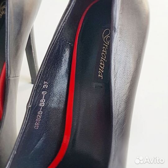 Graciana женские кожаные туфли на каблуке 37