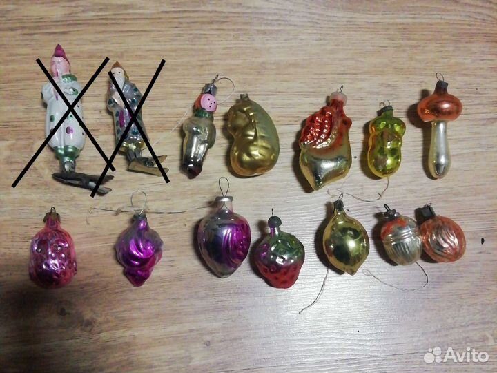 Елочные игрушки советские СССР