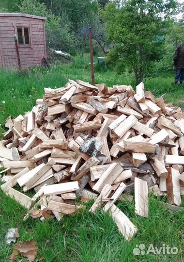 Дрова колотые сухие