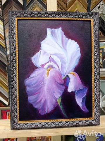 Картина маслом на холсте цветы