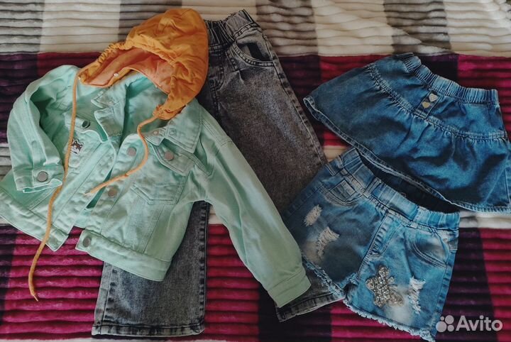 Джинсовые вещи на девочку