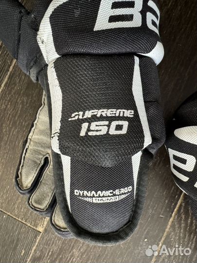 Перчатки хоккейные bauer