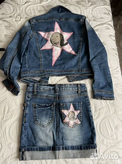 Джинсовый костюм Iceberg