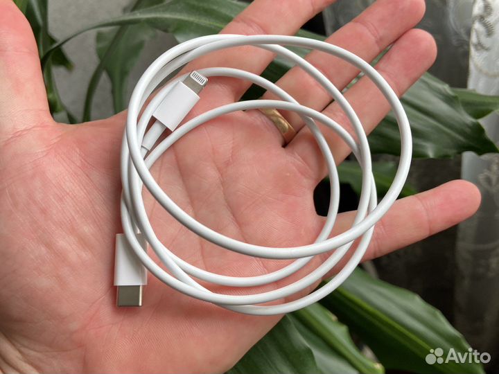 Зарядный шнур на iPhone