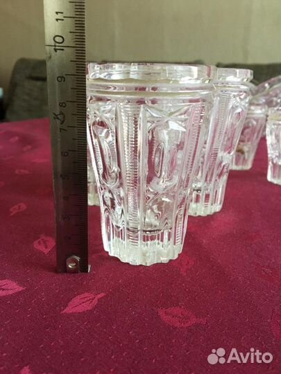 Хрусталь СССР блюдо рюмки