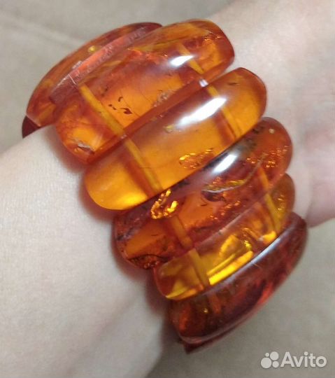 Янтарный браслет