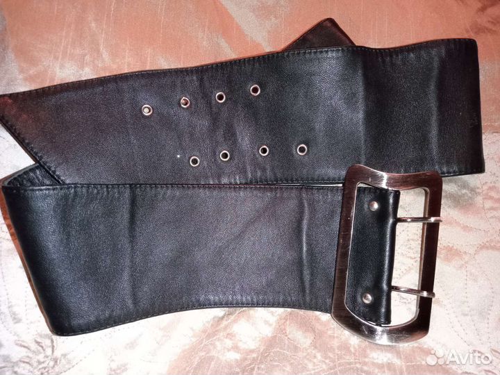 Ремни кожа ткань пайетки95-172см