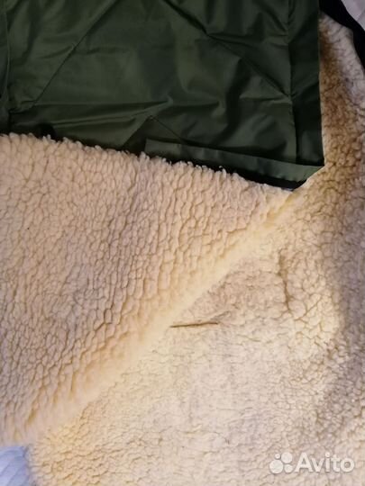 Меховой конверт в коляску, санки овчина