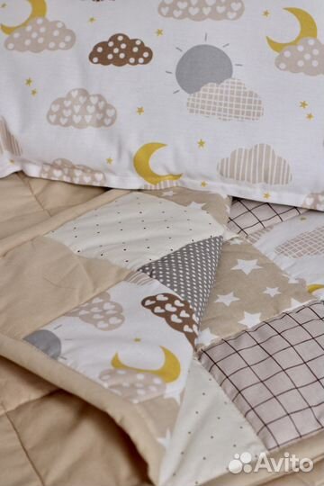 Плед покрывало IKEA муслиновый вязаный на выписку