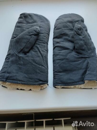 Рукавицы меховые мужские