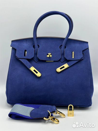 Сумка hermes birkin 30 замша