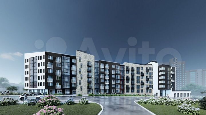 3-к. квартира, 69,2 м², 5/6 эт.