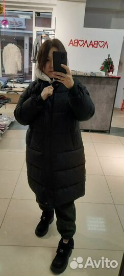 Пуховик зимний женский