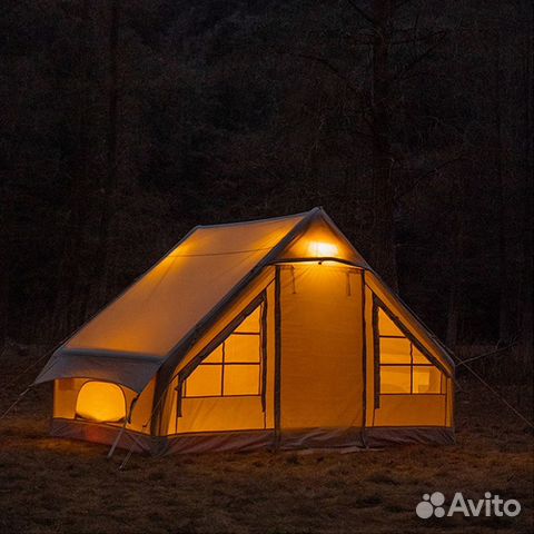 Палатка туристическая для рыбалки большая.надувная