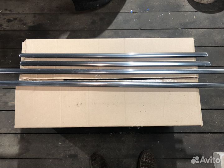 Хром молдинг двери Астра j