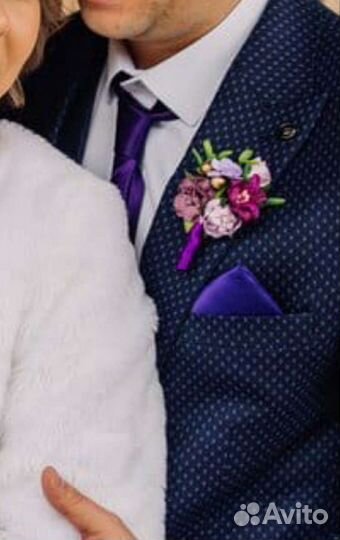 Бутаньерка для жениха или друзей