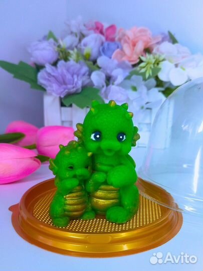 Мыло ручной работы Дракоша символ года 2024