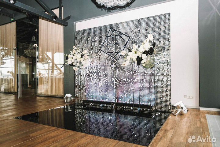 Фотозона из пайеток Solaair