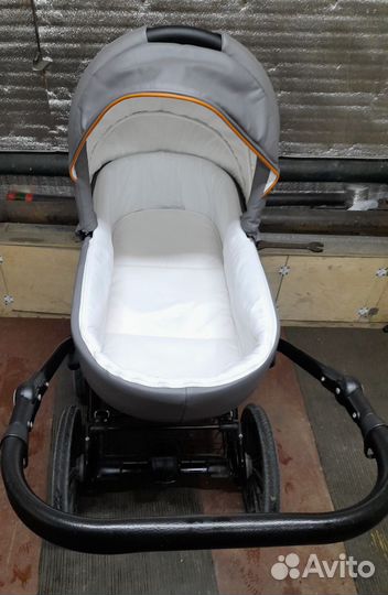 Коляска 2 в 1 Rant Fabio Lux Classic. Экокожа