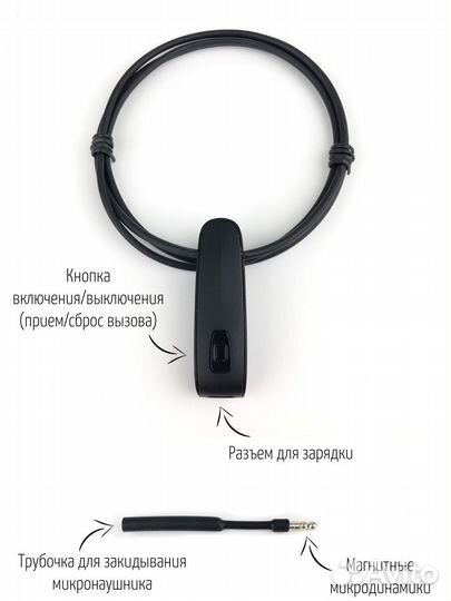 Аренда магнитного микронаушника блюзуз