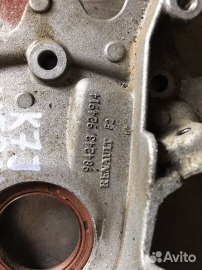 Крышка блока передняя k7j Renault Logan Sandero