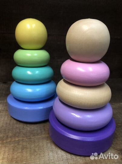 Деревянная пирамидка