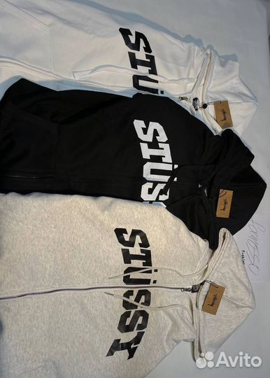 Зип худи stussy